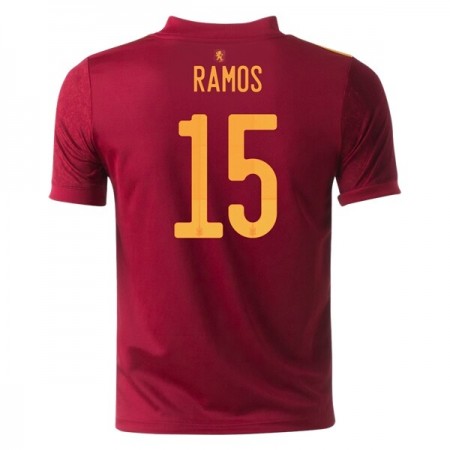 Billiga Fotbollströjor Spanien Sergio Ramos 15 Hjemma tröja EM 2020 Kortärmad